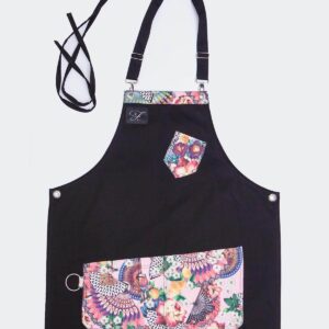 Black Blossom Apron