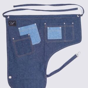 Short jean apron