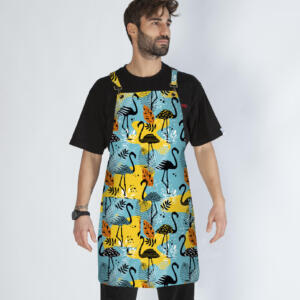 Black Flamingo Apron