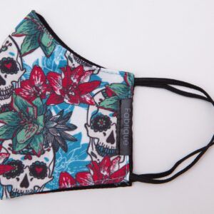Skulls & Flowers Mask