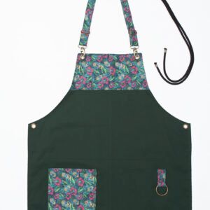 Fancy Deep Green Apron
