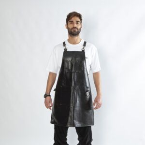 Black Leather I Apron
