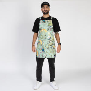 Garden pistachio apron