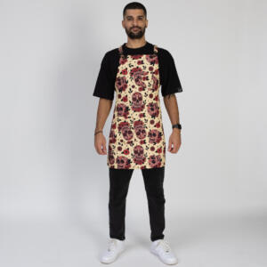 Fabric gold skulls